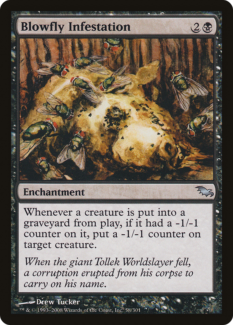 Blowfly Infestation (SHM-058) - Shadowmoor Foil