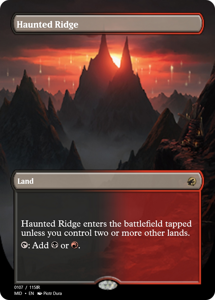 Haunted Ridge (PRM-94094) - Magic Online Promos Foil