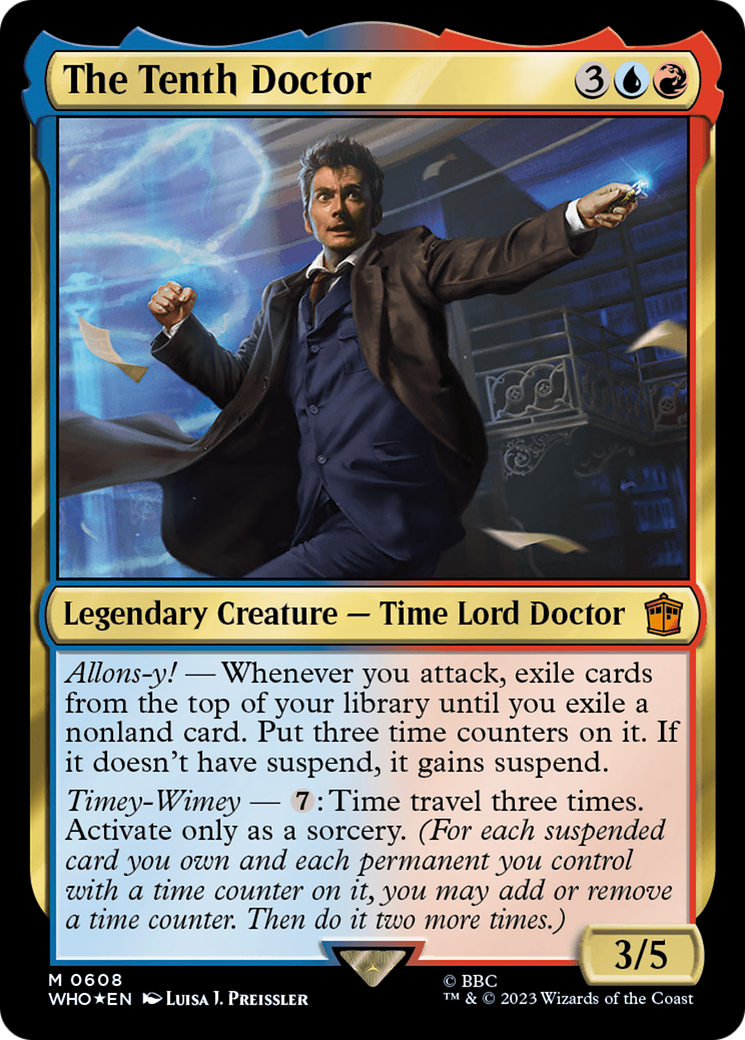 The Tenth Doctor (WHO-608) - Doctor Who Foil