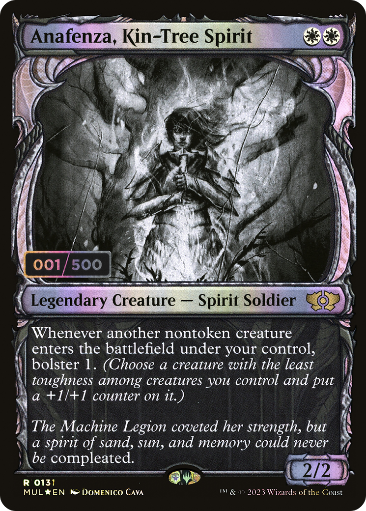 Anafenza, Kin-Tree Spirit (MUL-131) - Multiverse Legends: (Showcase) Foil