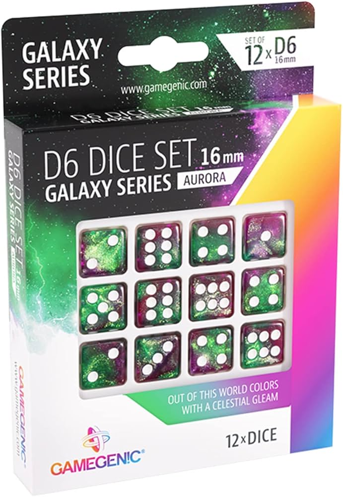 Dice GameGenic Galaxy Series: 12D6 AURORA