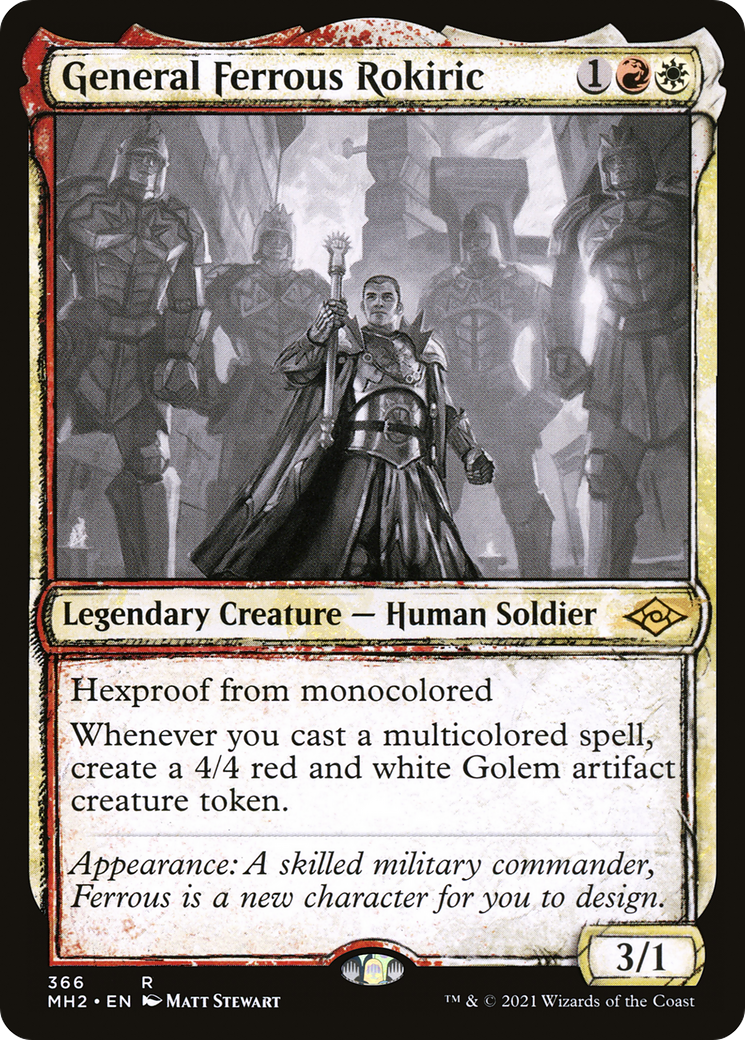 General Ferrous Rokiric (MH2-366) - Modern Horizons 2: (Showcase) Foil