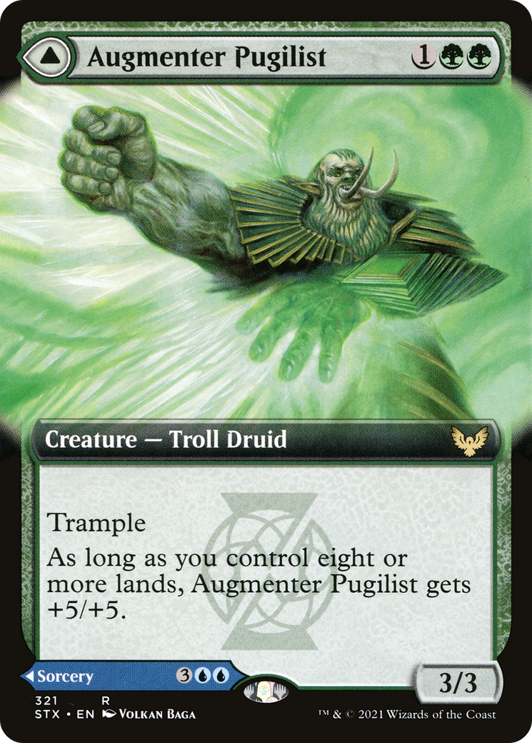 Augmenter Pugilist // Echoing Equation (STX-321) - Strixhaven: School of Mages: (Extended Art)