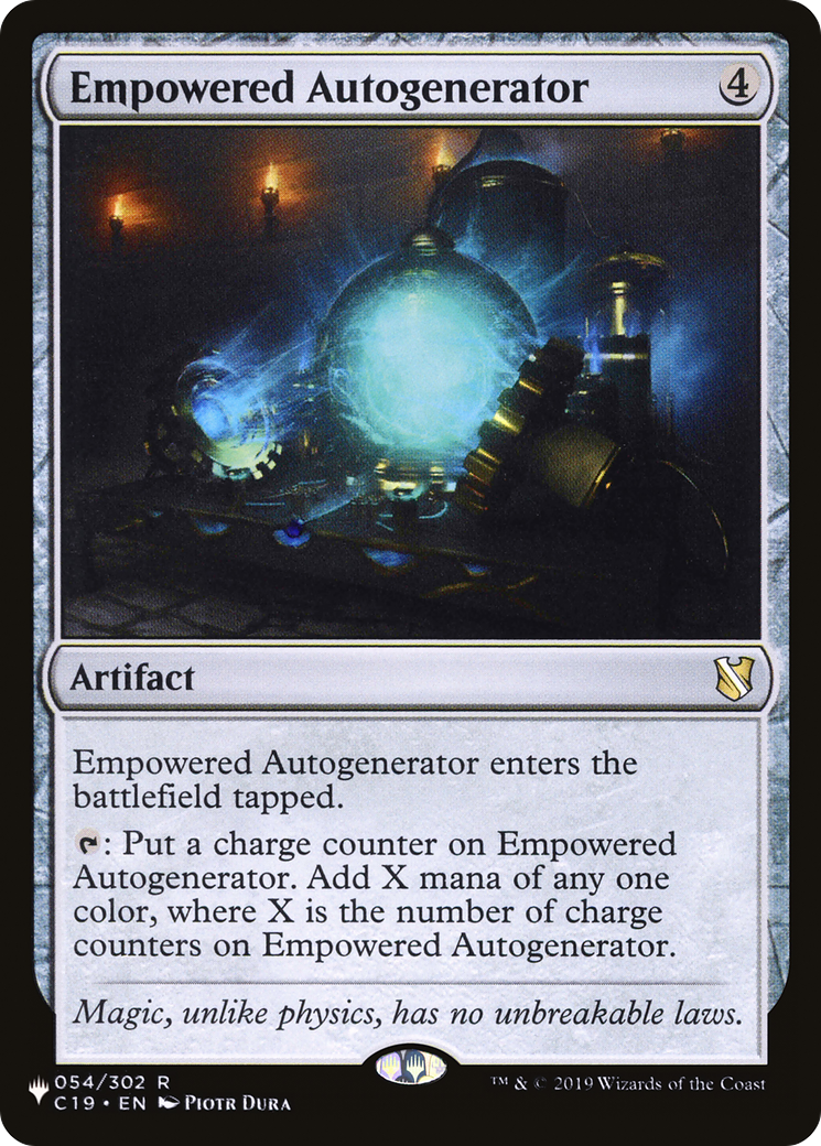 Empowered Autogenerator (LIST-C19-54) - The List