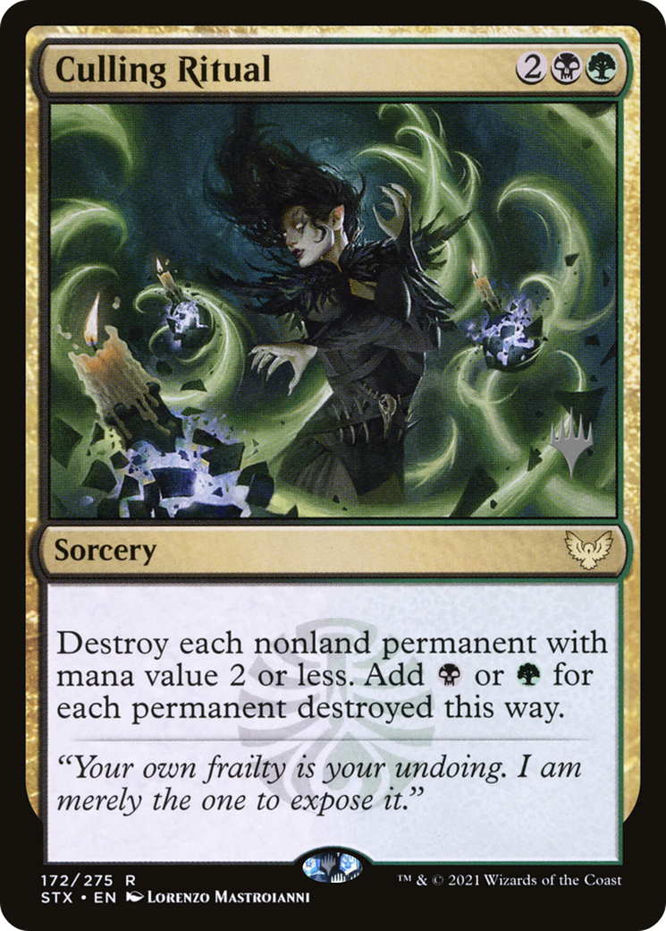 Culling Ritual (PPSTX-172) - Strixhaven: School of Mages Promos