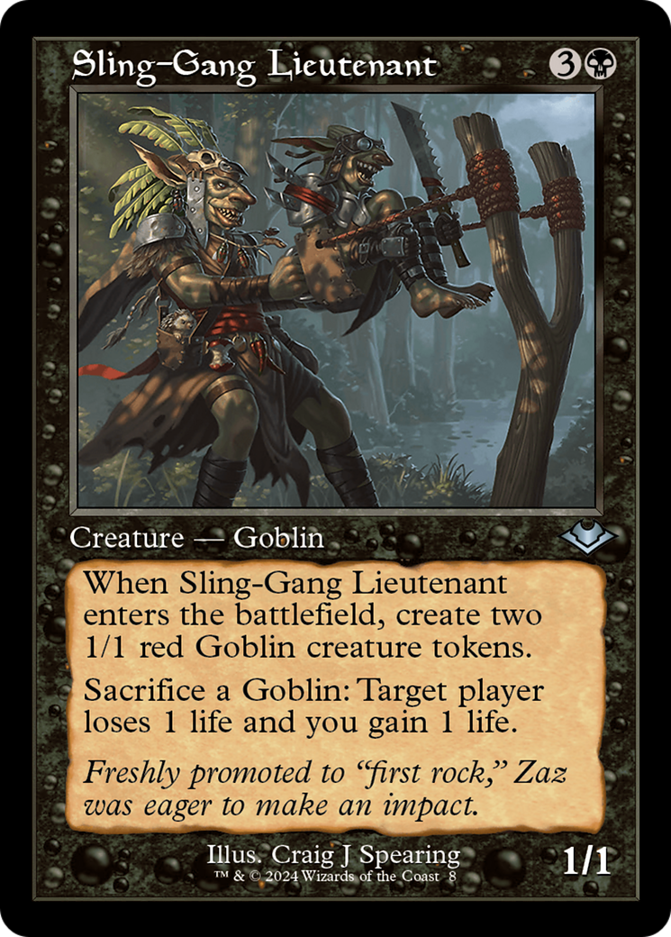 Sling-Gang Lieutenant (MH1-008) - Modern Horizons 2 Timeshifts