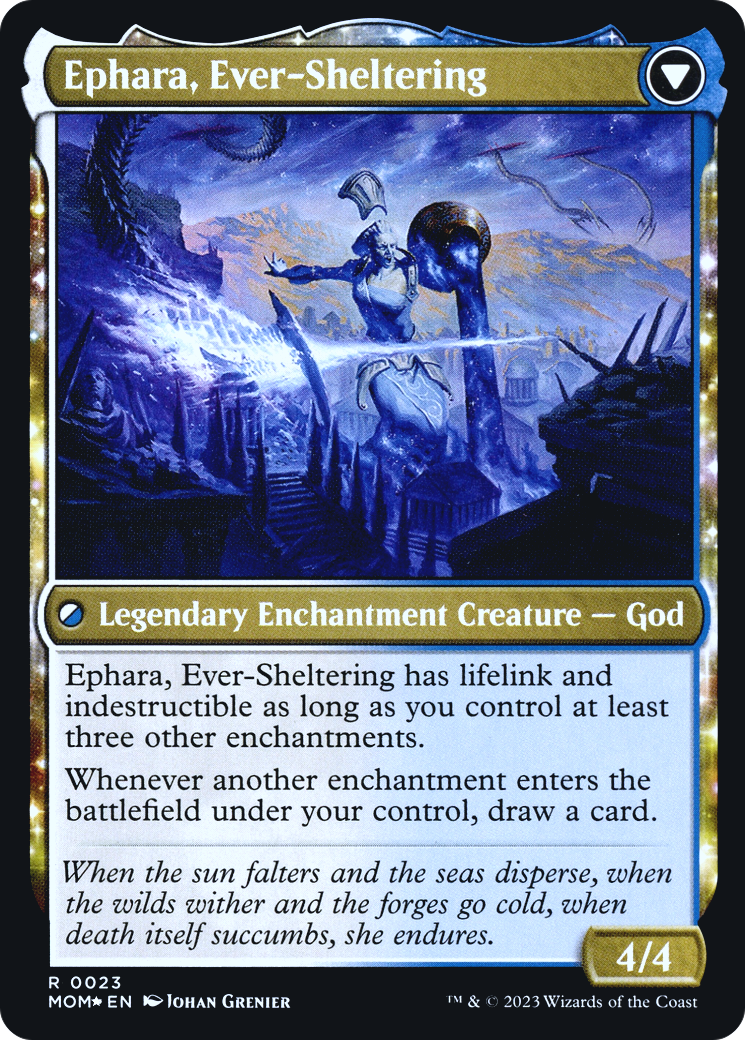 Invasion of Theros // Ephara, Ever-Sheltering (PRE-023) - March of the Machine Promos: (enchantment) Foil