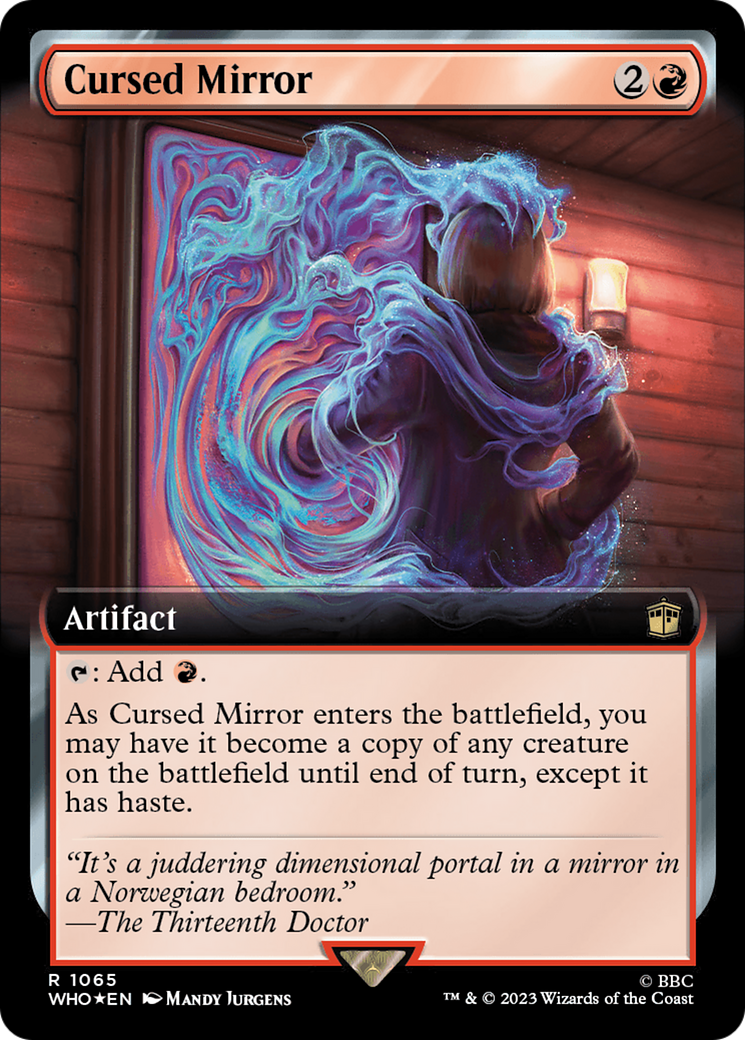 Cursed Mirror (WHO-1065) - Doctor Who: (Extended Art) Foil