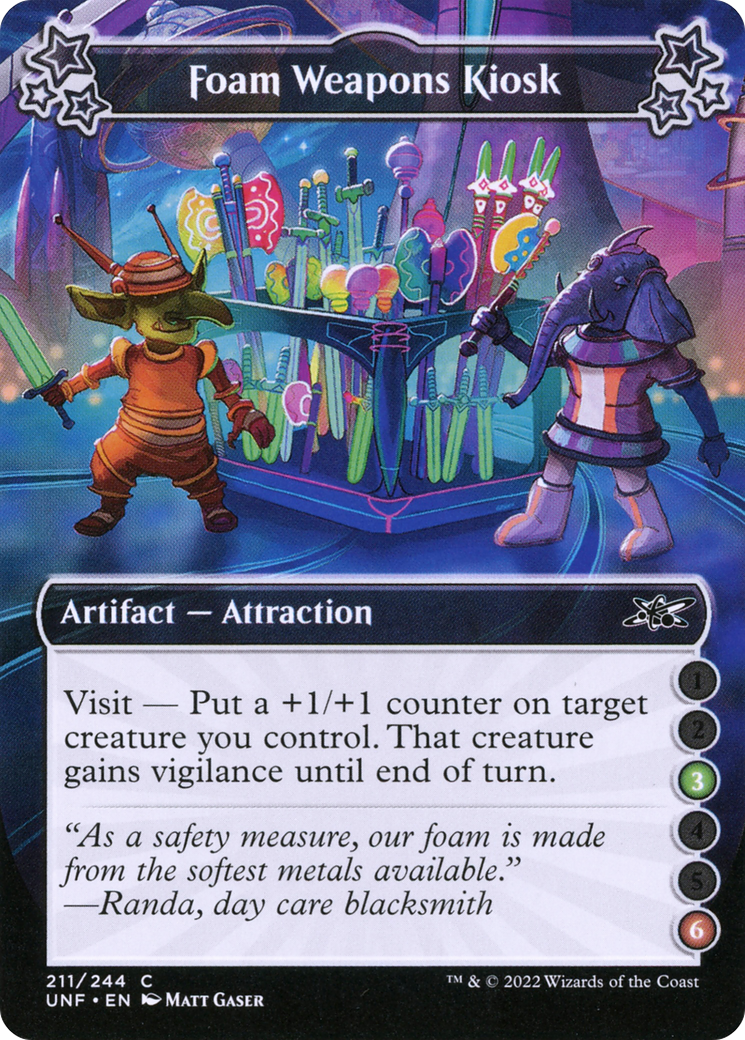 Foam Weapons Kiosk (UNF-211) - Unfinity Foil