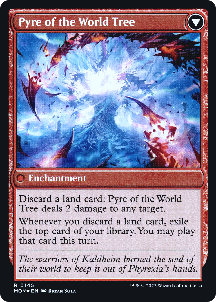 Invasion of Kaldheim // Pyre of the World Tree (PRE-145) - March of the Machine Promos Foil