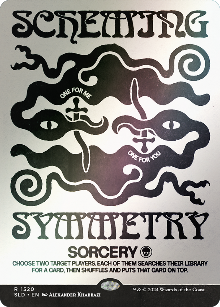 Scheming Symmetry (SLD-1520) - Secret Lair Drop (Borderless) Foil