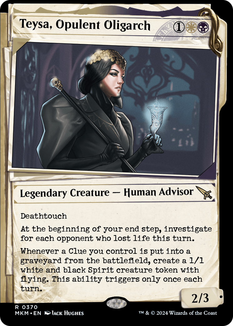 Teysa, Opulent Oligarch (MKM-370) - Murders at Karlov Manor: (Showcase) Foil