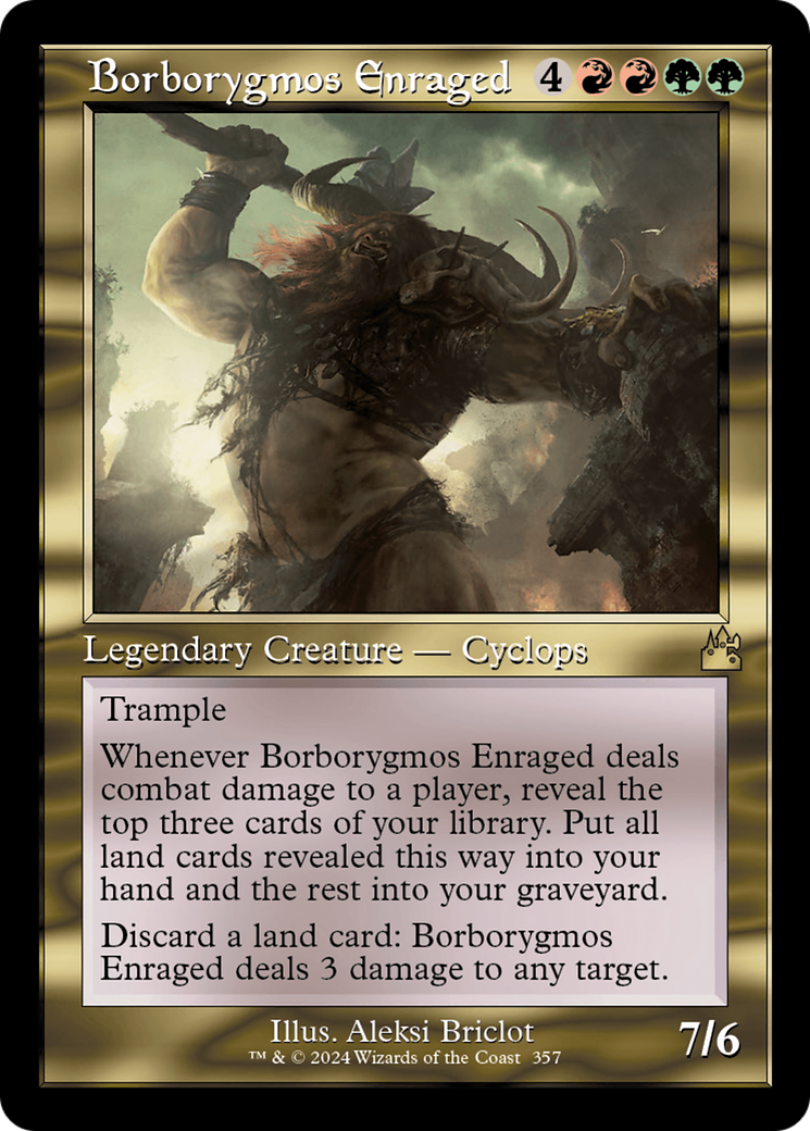 Borborygmos Enraged (RVR-357) - Ravnica Remastered Foil