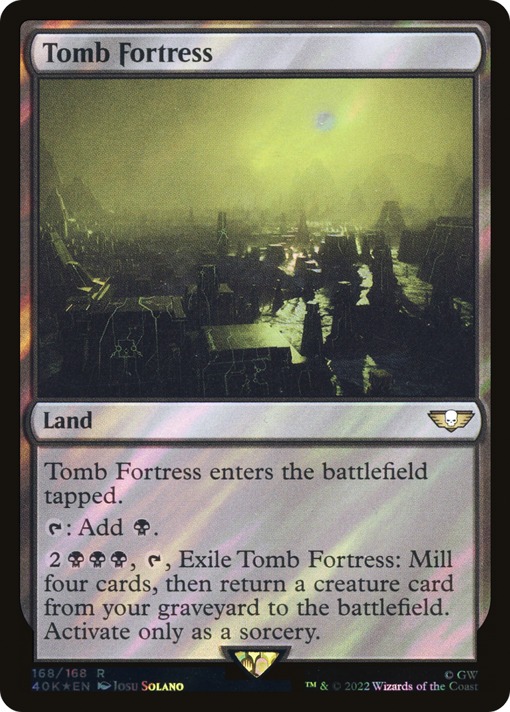 Tomb Fortress (40K-168) - Warhammer 40,000 Commander Foil
