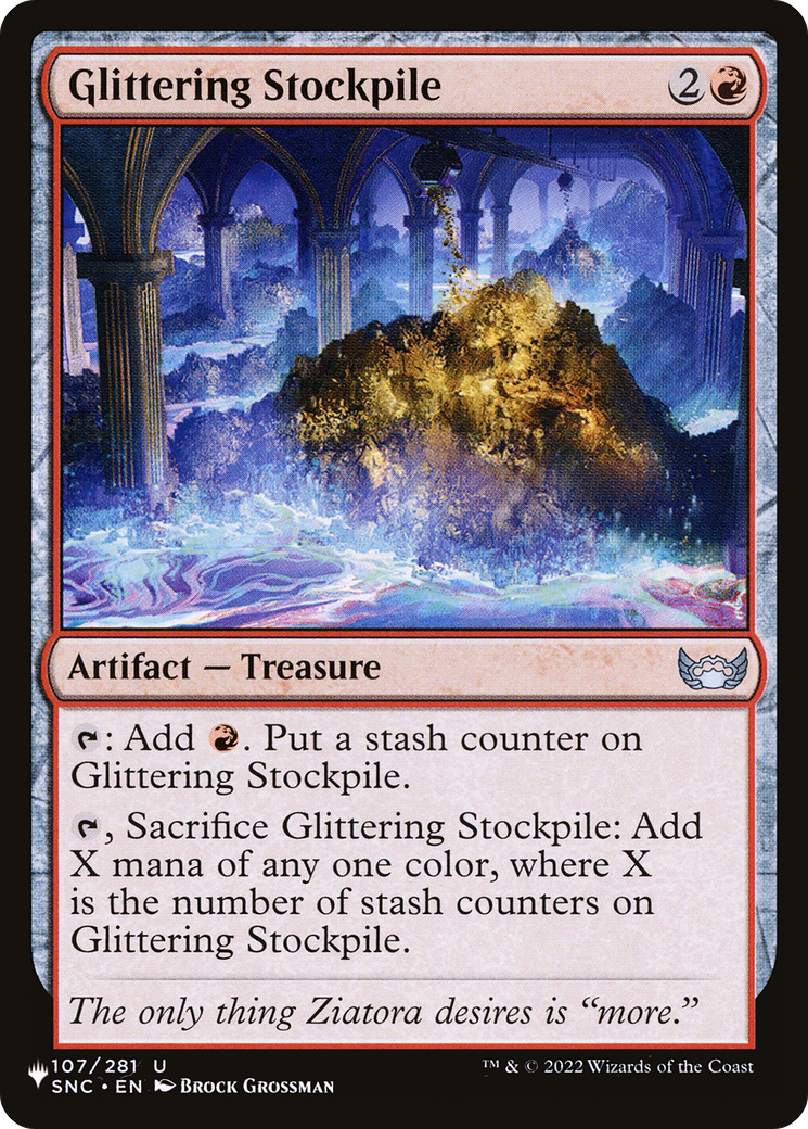 Glittering Stockpile (LIST-SNC-107) - The List Foil