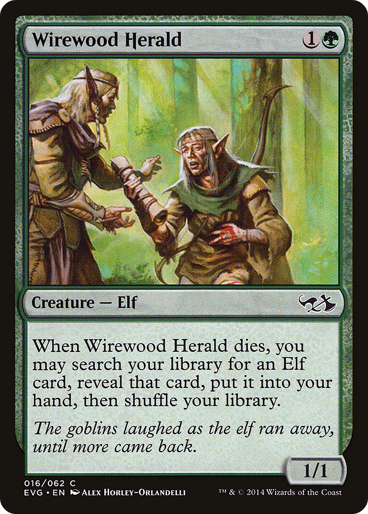 Wirewood Herald (DD3-) - Duel Decks Anthology: Elves vs. Goblins