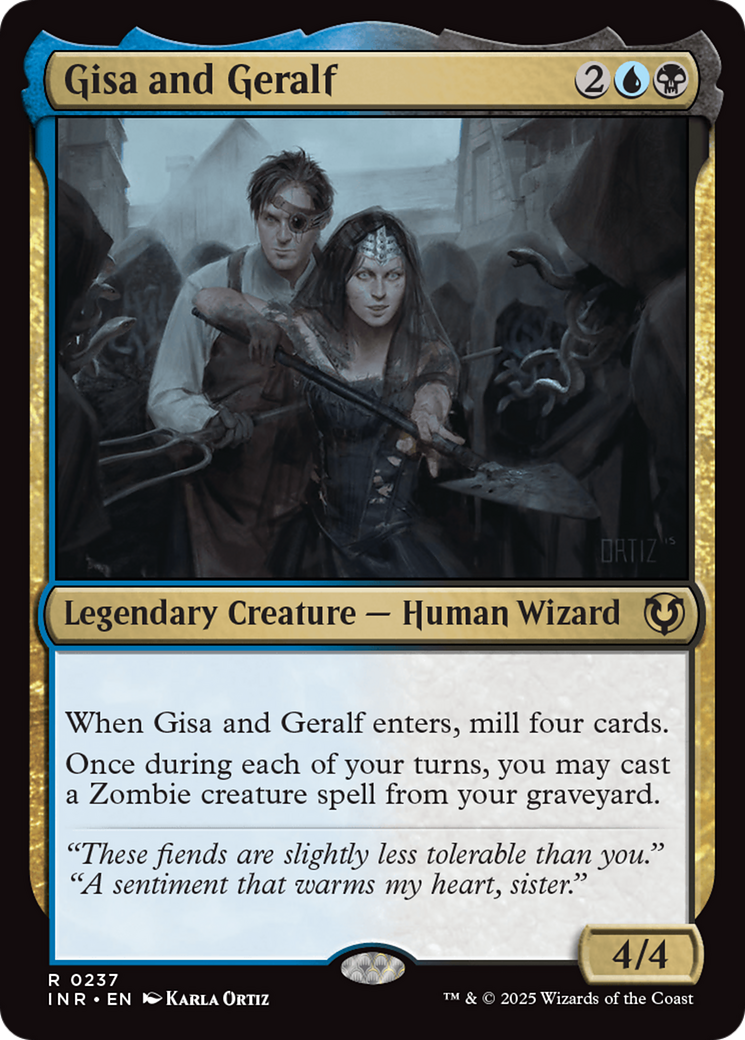 Gisa and Geralf (INR-237) - Innistrad Remastered Foil