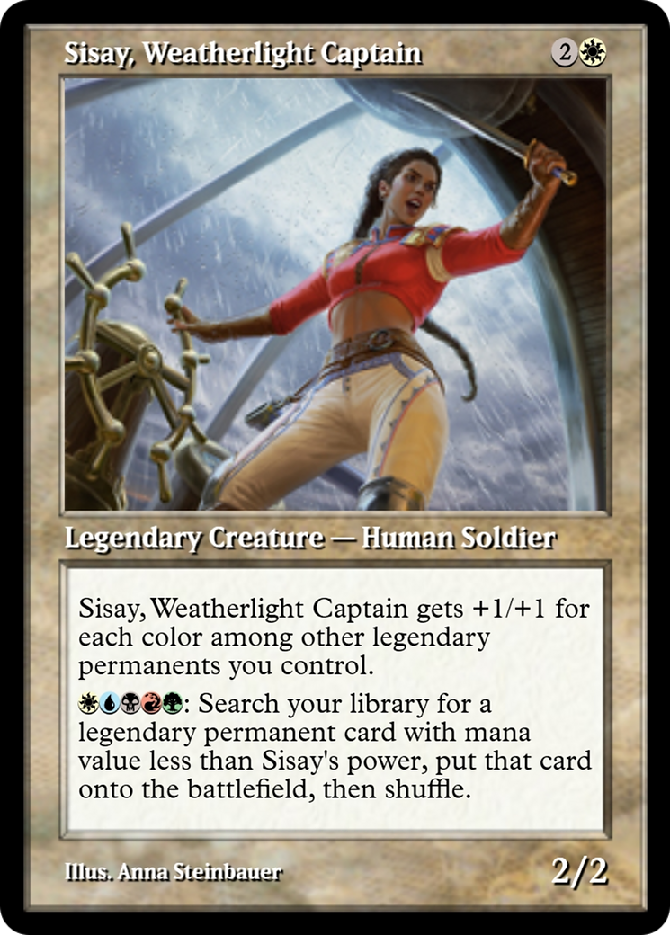 Sisay, Weatherlight Captain (PRM-91211) - Magic Online Promos