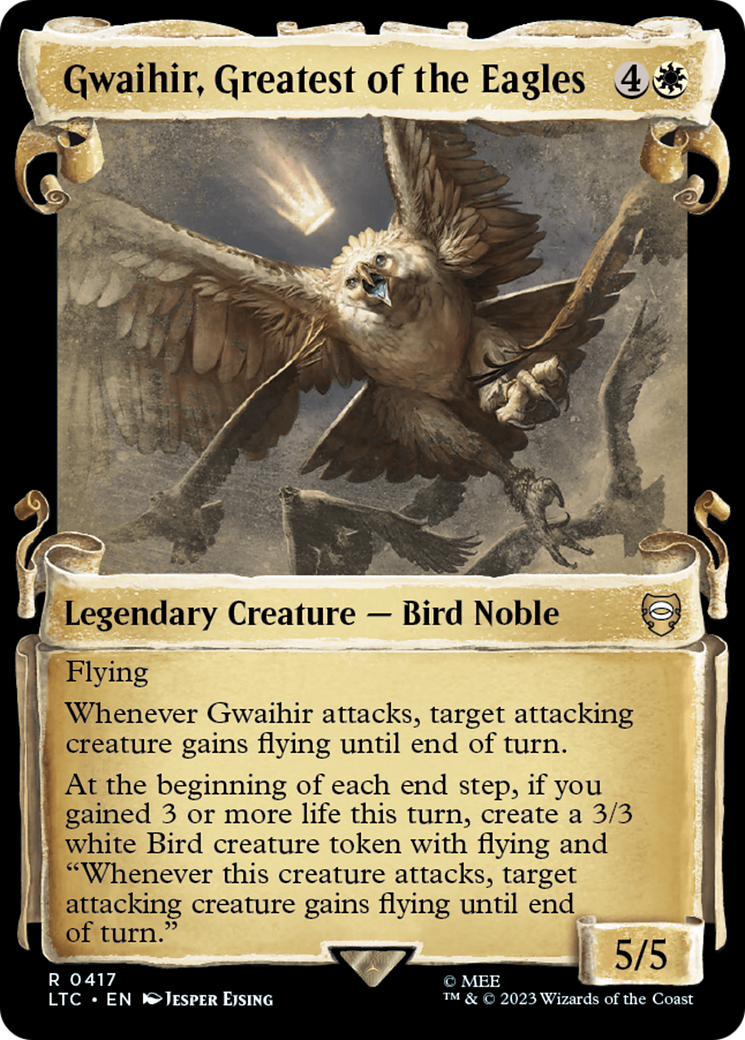 Gwaihir, Greatest of the Eagles (LTC-417) - Tales of Middle-earth Commander: (Showcase)