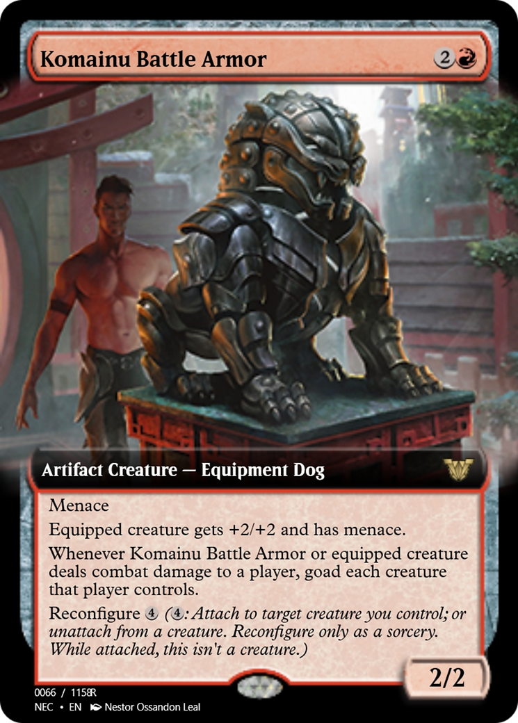 Komainu Battle Armor (PRM-97995) - Magic Online Promos Foil