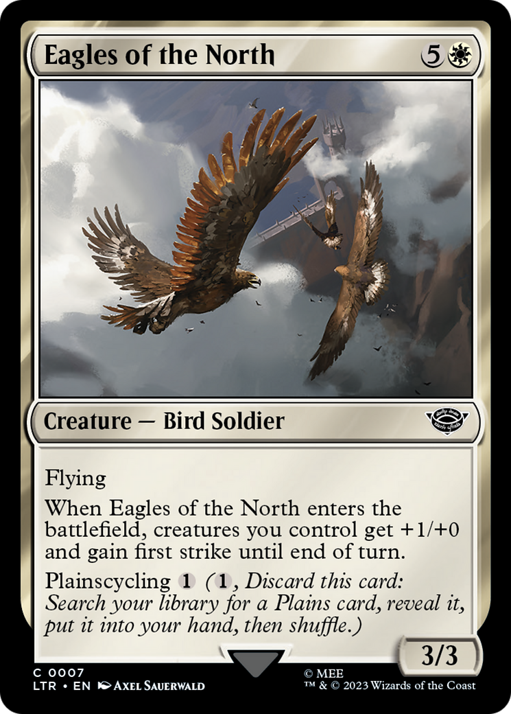Eagles of the North (LTR-007) - The Lord of the Rings: Tales of Middle-earth Foil