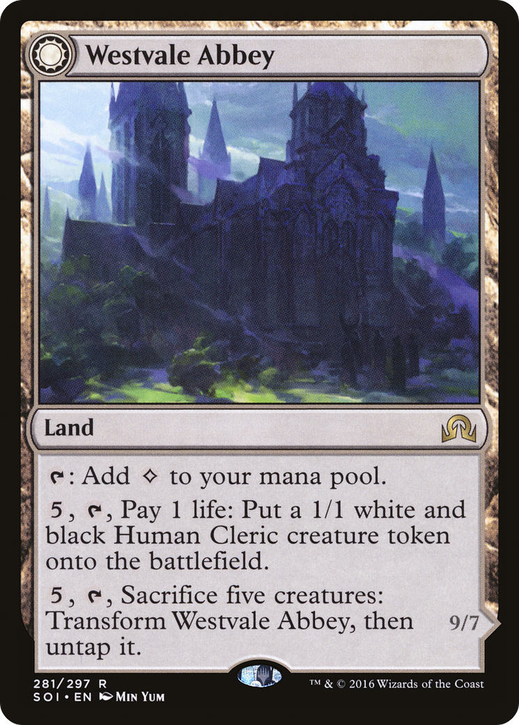 Westvale Abbey // Ormendahl, Profane Prince (SOI-281) - Shadows over Innistrad: (Double Faced Transform) Foil