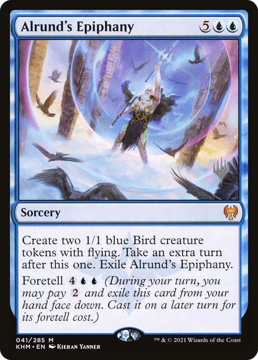 Alrund's Epiphany (PPKHM-041) - Kaldheim Promos Foil