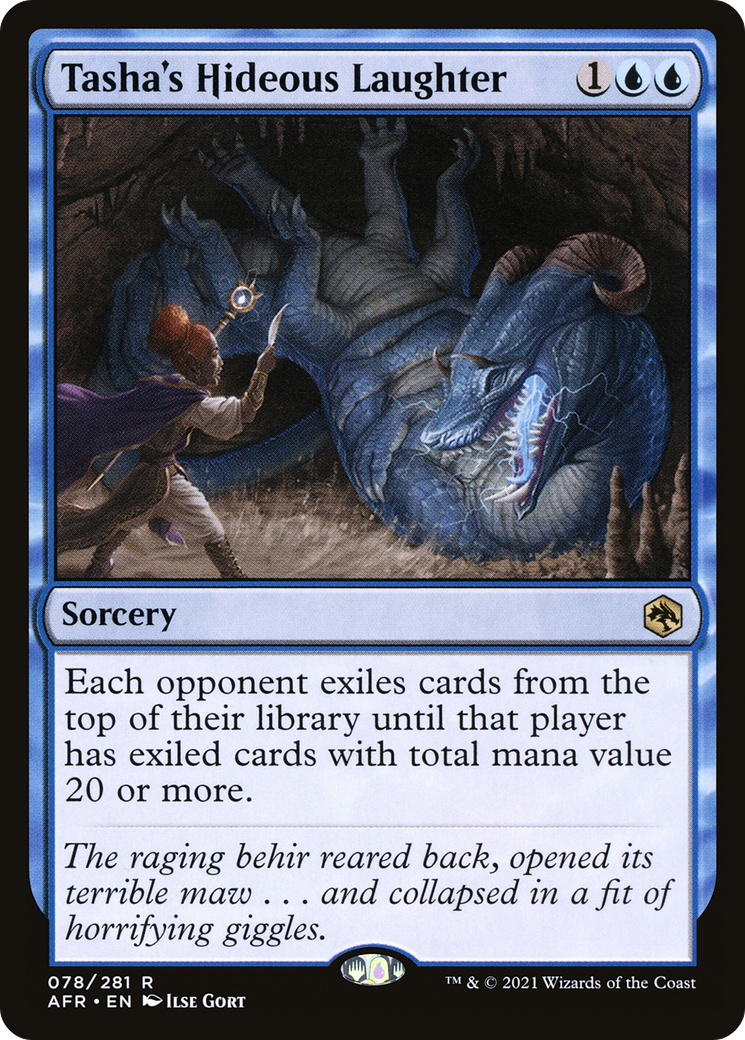 Tasha's Hideous Laughter (AFR-078) - Adventures in the Forgotten Realms Foil