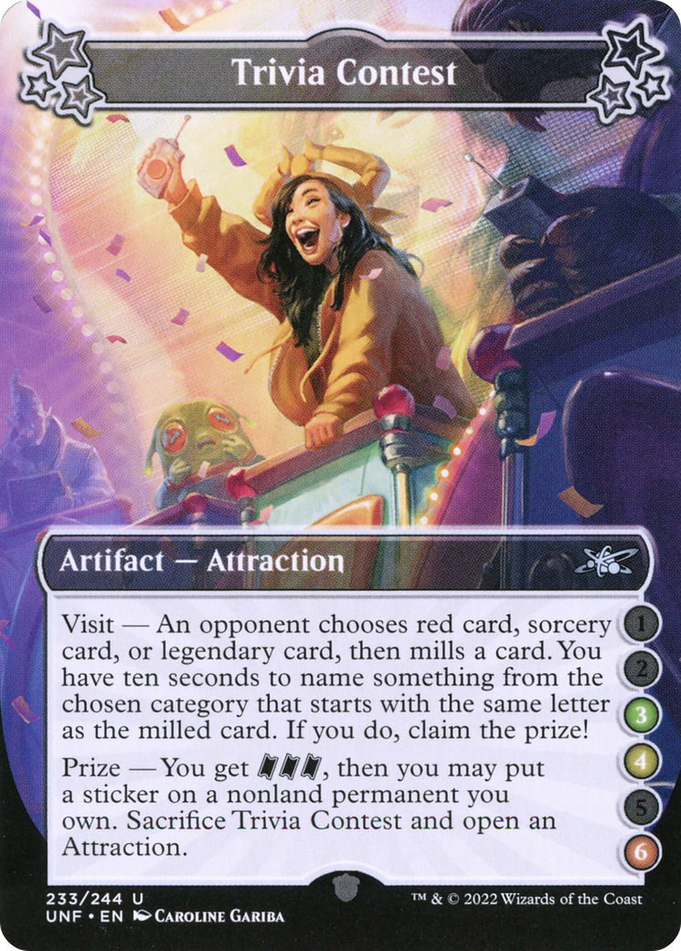 Trivia Contest (UNF-233D) - Unfinity