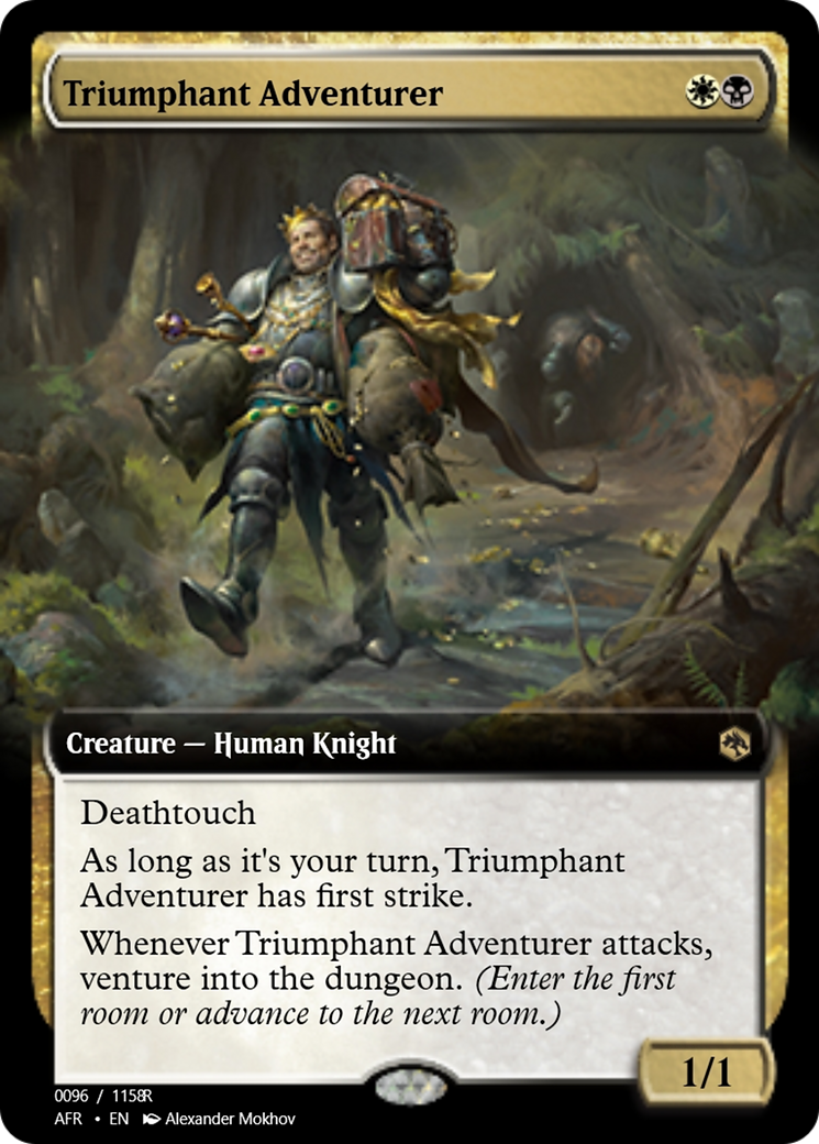 Triumphant Adventurer (PRM-92808) - Magic Online Promos