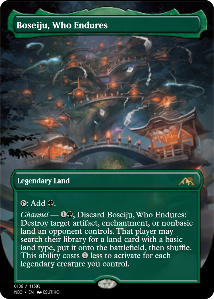 Boseiju, Who Endures (PRM-98135) - Magic Online Promos