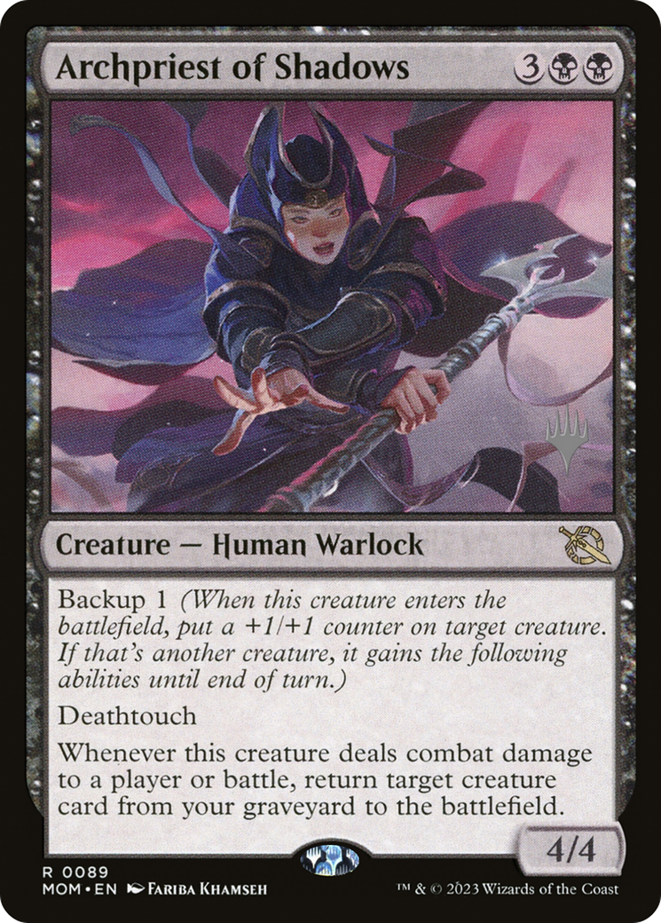 Archpriest of Shadows (PPMOM-89P) - March of the Machine Promos Foil