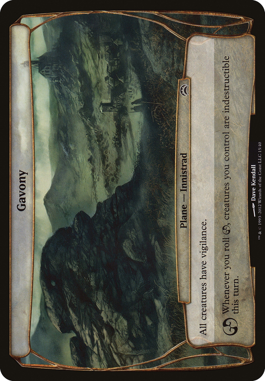 Gavony (OVER-015) - Planechase 2012 Planes