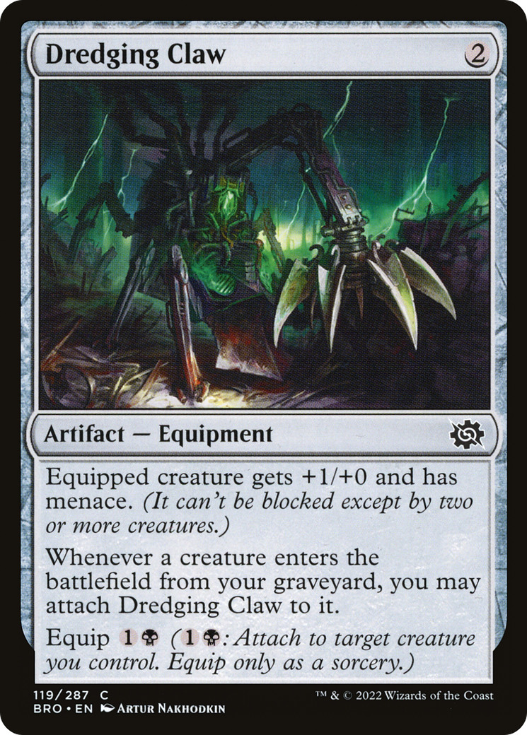 Dredging Claw (BRO-119) - The Brothers' War Foil