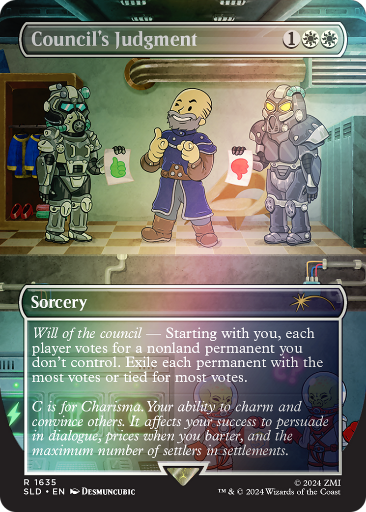 Council's Judgment (SLD-1635) - Secret Lair Drop (Borderless) Foil