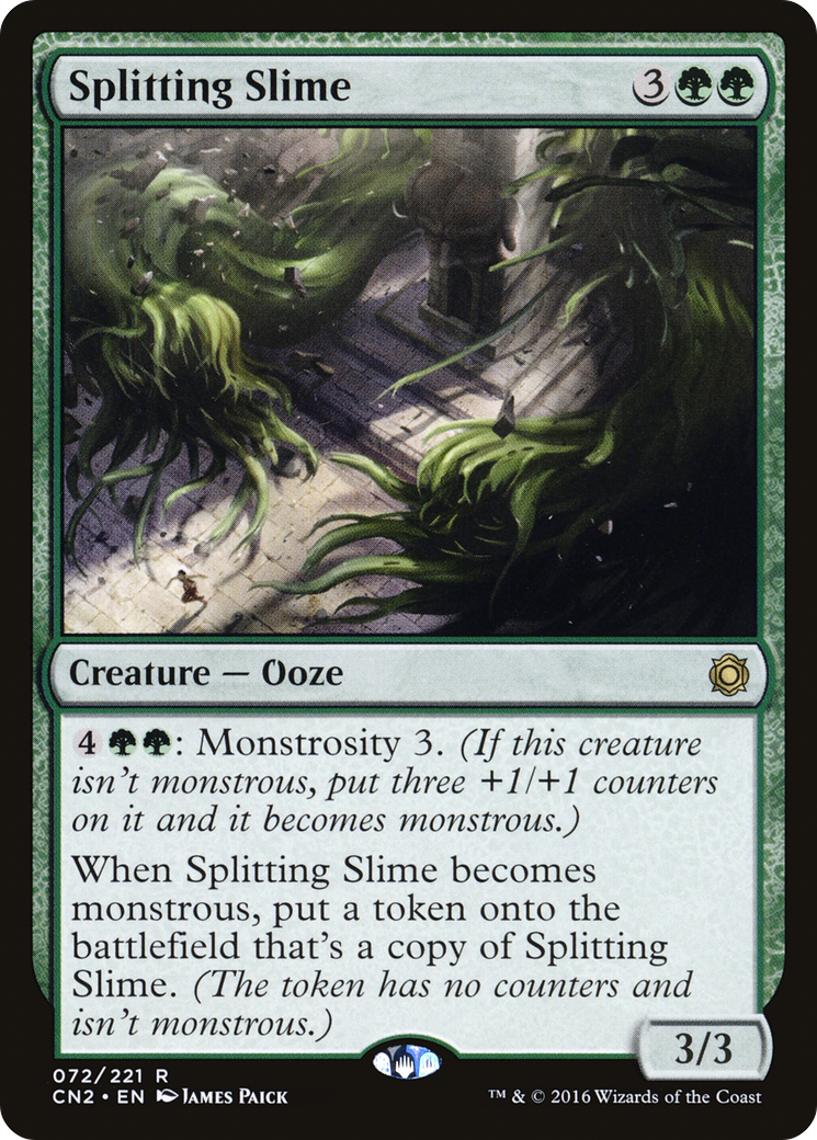 Splitting Slime (CN2-072) - Conspiracy: Take the Crown Foil