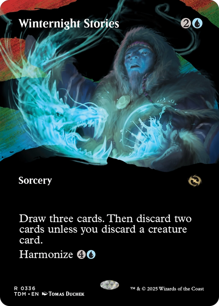 Winternight Stories (TDM-336) - Tarkir: Dragonstorm: (Showcase) (Borderless)