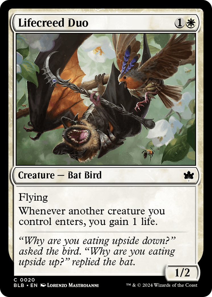 Lifecreed Duo (BLB-020) - Bloomburrow Foil
