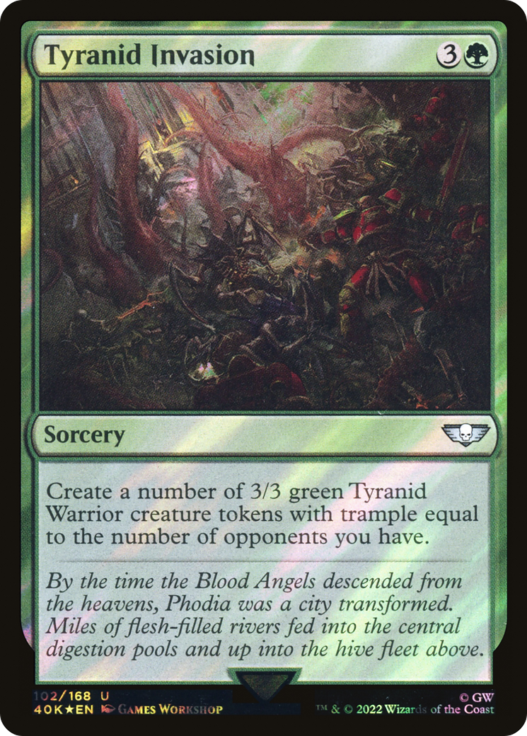 Tyranid Invasion (40K-102★) - Warhammer 40,000 Commander Foil