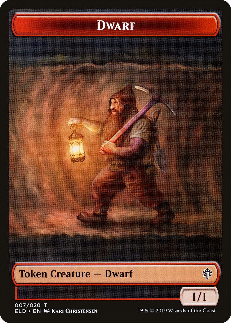 Dwarf (ELD-007) - Throne of Eldraine Tokens