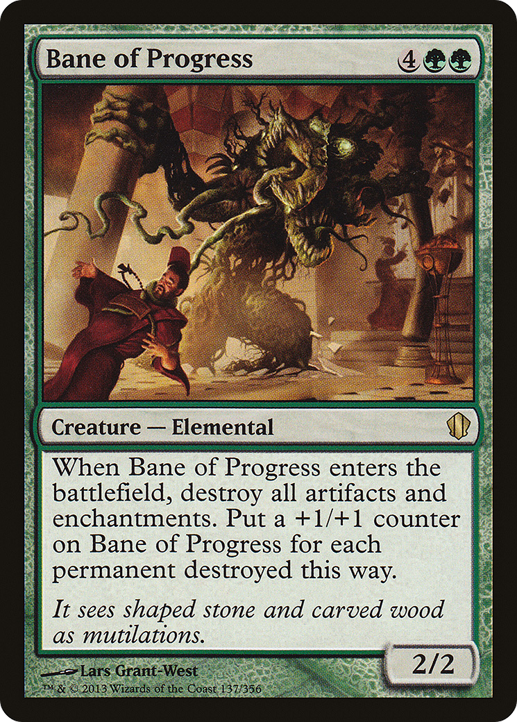 Bane of Progress (C13-137) - Commander 2013 (Japanese)