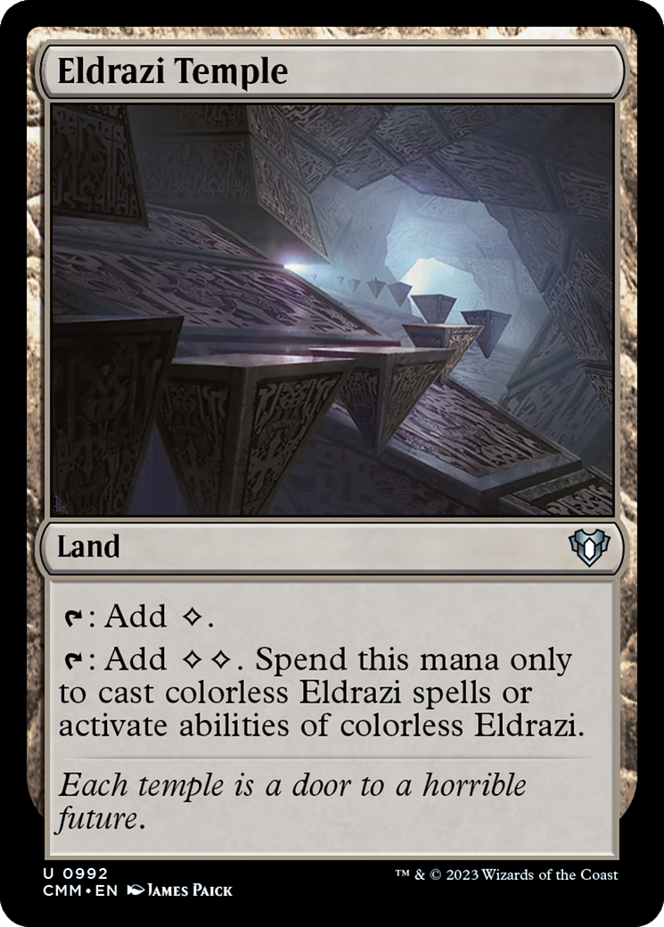 Eldrazi Temple (CMM-992) - Commander Masters