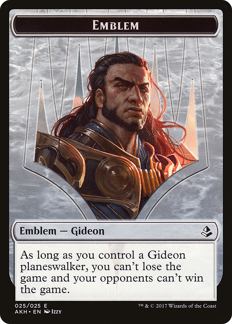 Gideon of the Trials Emblem (AKH-025) - Amonkhet Tokens
