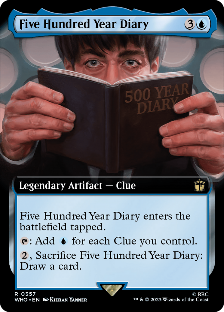 Five Hundred Year Diary (WHO-357) - Doctor Who: (Extended Art)