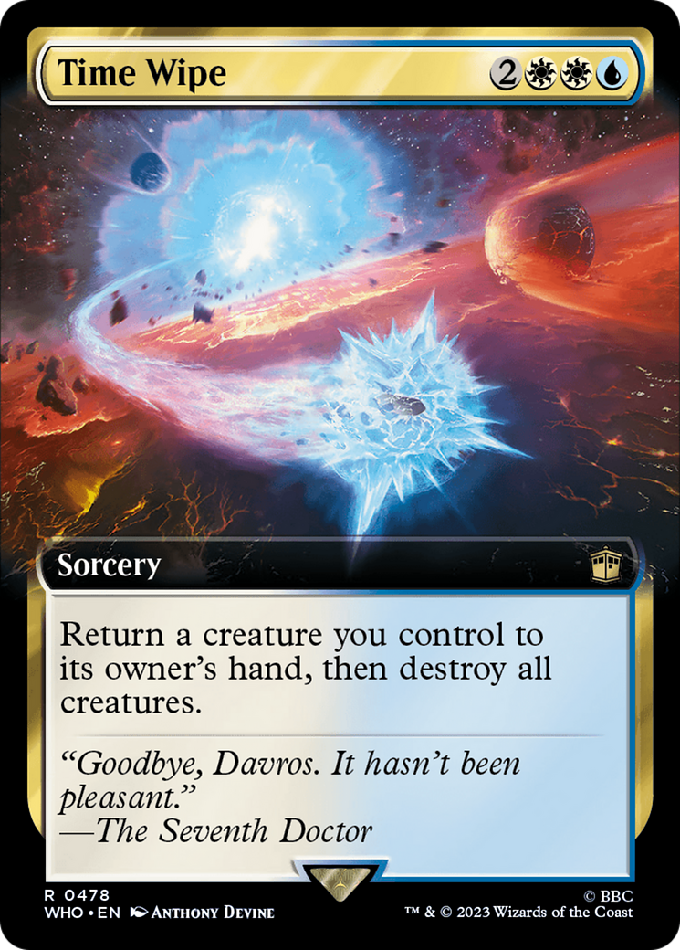 Time Wipe (WHO-478) - Doctor Who: (Extended Art) Foil