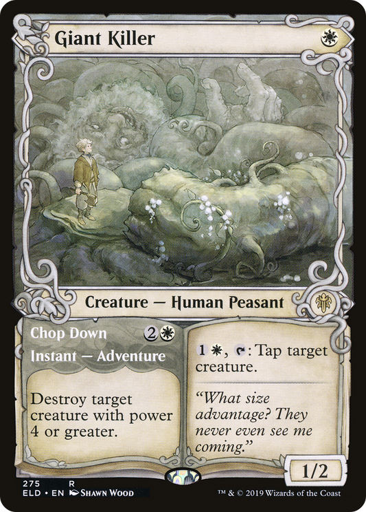 Giant Killer // Chop Down (ELD-275) - Throne of Eldraine: (Showcase) Foil