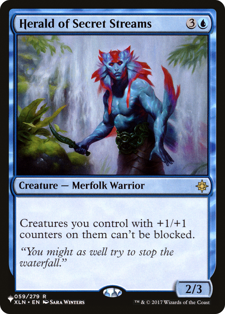 Herald of Secret Streams (LIST-XLN-59) - The List
