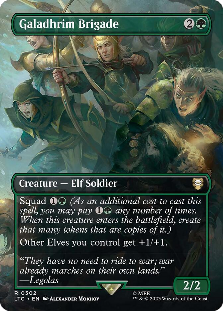 Galadhrim Brigade (LTC-502) - Tales of Middle-earth Commander (Borderless)