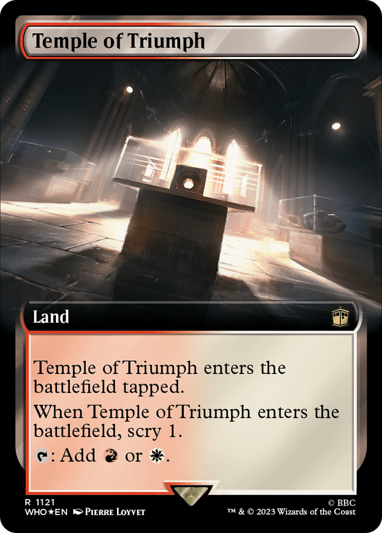 Temple of Triumph (WHO-1121) - Doctor Who: (Extended Art) Foil