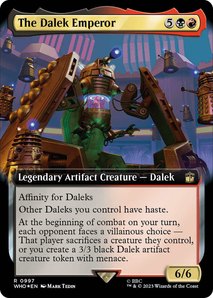 The Dalek Emperor (WHO-997) - Doctor Who: (Extended Art) Foil